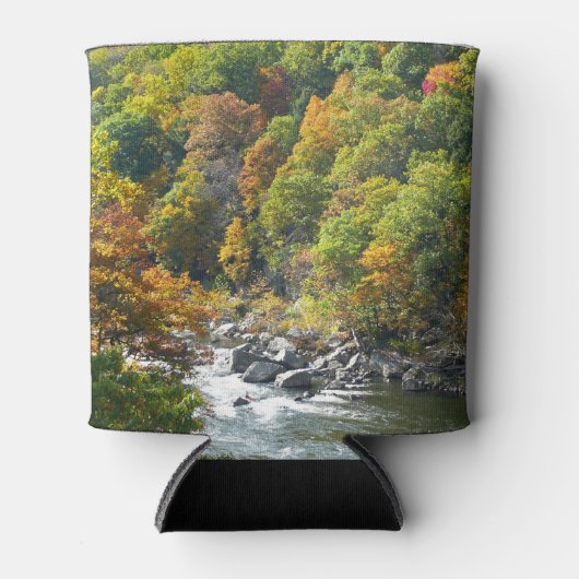 Herfst Kleur in Ohiopyle State Park Blikjeskoeler (Voorkant)