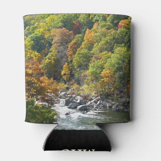 Herfst Kleur in Ohiopyle State Park Blikjeskoeler (Achterkant)