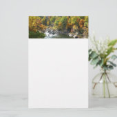 Herfst Kleur in Ohiopyle State Park Briefpapier (Staand voorkant)