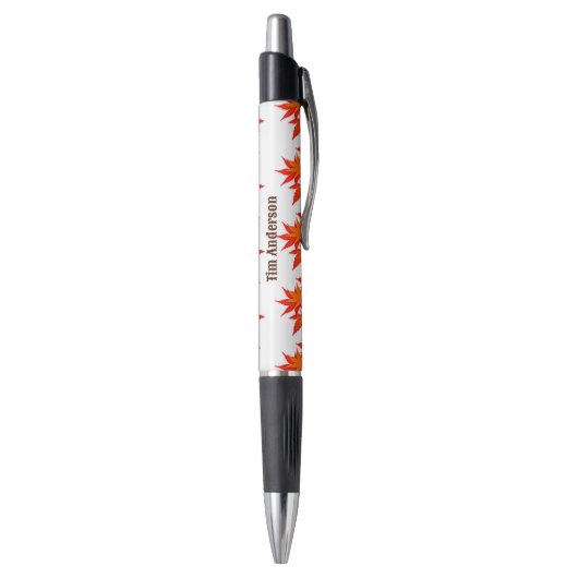 Herfst kleuren esdoorn bladeren Sinaasappel levend Pen (Achterkant (Verticaal))