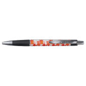 Herfst kleuren esdoorn bladeren Sinaasappel levend Pen (Achterkant)