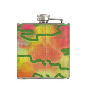 Herfst kleuren Kolf Heupfles (Achterkant)