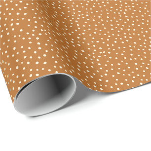 Herfst Kleuren Stippen Cadeaupapier