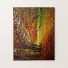Herfst kleurrijk legpuzzel