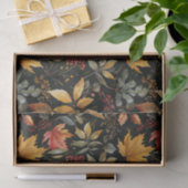 Herfst kleurrijke Fall Leaves Rustieke Decoupage Tissuepapier (Geschenk)