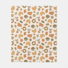 Herfst Koffie Liefhebber Pompoen Kruiden Herfst Bo Fleece Deken