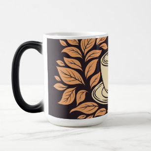 Herfst koffiekop botanisch patroon 15 oz mok