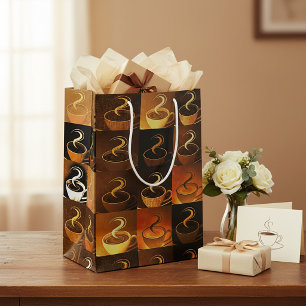 Herfst koffiekopjes medium cadeauzakje