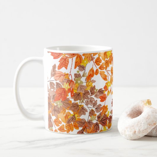 herfst koffiemok (Met donut)