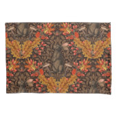 Herfst konijn op bruin kussensloop (Voorkant-Links)