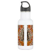 Herfst konijn op off white waterfles (Achterkant)