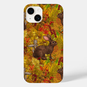 Herfst Konijn op oker Case-Mate iPhone 14 Hoesje