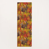 Herfst Konijn op rood Yogamat (Achterkant)