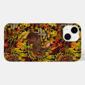 Herfst Konijn op zwart Case-Mate iPhone Case (Achterkant (horizontaal))