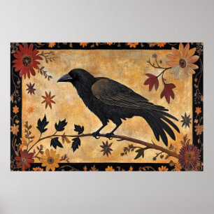 Herfst Kraai Poster
