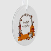 Herfst krans digitaal schilderen ornament (voorkant)