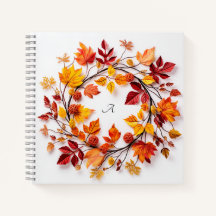Herfst krans Notitieboek