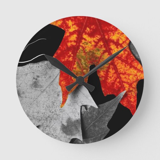 Herfst Kunstklok Ronde Klok (Voorkant)