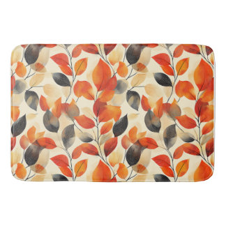 Herfst laat elegantie naadloos patroon achter badmat