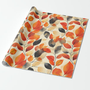 Herfst laat elegantie naadloos patroon achter cadeaupapier