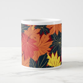 Herfst laat gigantische koffie-Mok achter Extra Grote Beker