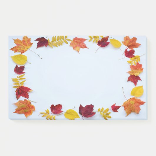 Herfst laat grens 1A-B opties Post-it® Notes (Voorkant)