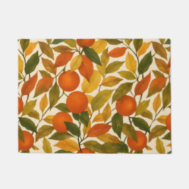 herfst laat Oranje boom achter Deurmat