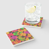 Herfst laat stenen Onderzetter (Zijkant)