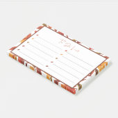 Herfst laat te doen lijst post-it® notes (Schuin)