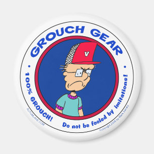 Herfst Lake "GROUCH GEAR" Magnet Magneet
