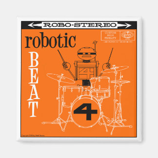 Herfst Lake "ROBOTIC BEAT LP" Magneet