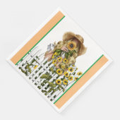 Herfst land tuinman servet (Hoek)