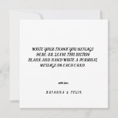 Herfst Landelijke Bourgondië Calligrafie Platte Tr Kaart (Achterkant)