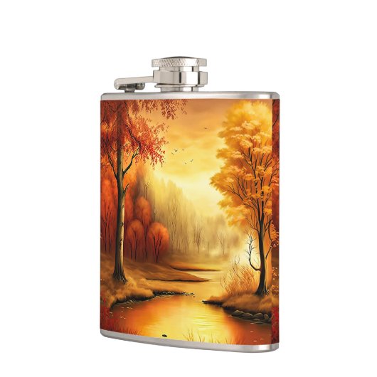 Herfst Landschap Schilderen-2 Heupfles (Links)