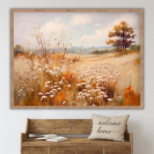 Herfst Landschap Schilderij, Herfst Landschap Digi Poster
