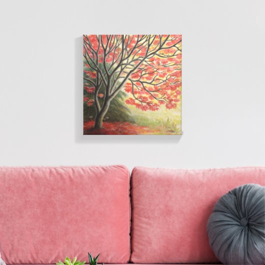 Herfst Landschap Schilderij Kunst Print Klein (Insitu (Woonkamer))