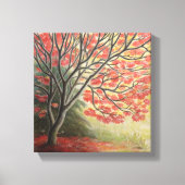 Herfst Landschap Schilderij Kunst Print Klein (Voorkant)