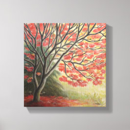 Herfst Landschap Schilderij Kunst Print Klein