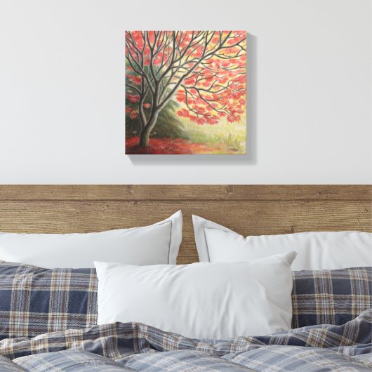 Herfst Landschap Schilderij Kunst Print Klein (Insitu (Slaapkamer))