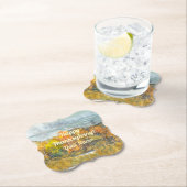 Herfst landschappen waterverf kartonnen onderzetters (Insitu)