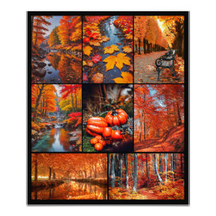 Herfst Landschapsfoto Raster Foto Afdruk