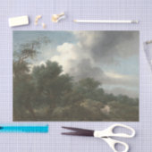 Herfst Landschapsscène ontkoppeling van ontkoppeli Tissuepapier (Craft)