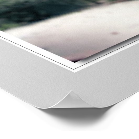 Herfst langs het water van Leith - Edinburgh Poster (Hoek)