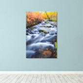 Herfst langs Lundy Creek, Californië Canvas Afdruk (Insitu (Houten vloer))