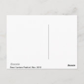 Herfst Lantern Festival Firefly Briefkaart (Achterkant)