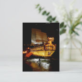 Herfst Lantern Festival Ship Briefkaart (Staand voorkant)