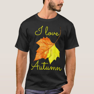 Herfst Leaf, I Love Autumn T-shirt, Autumn Lovers T-shirt