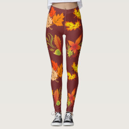 Herfst Leaf-Leggings Leggings