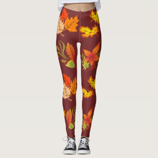 Herfst Leaf-Leggings Leggings