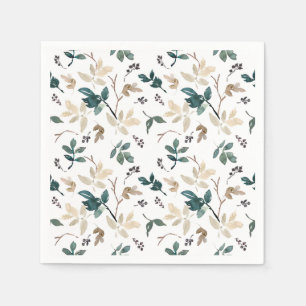 Herfst Leaf Pattern Servet